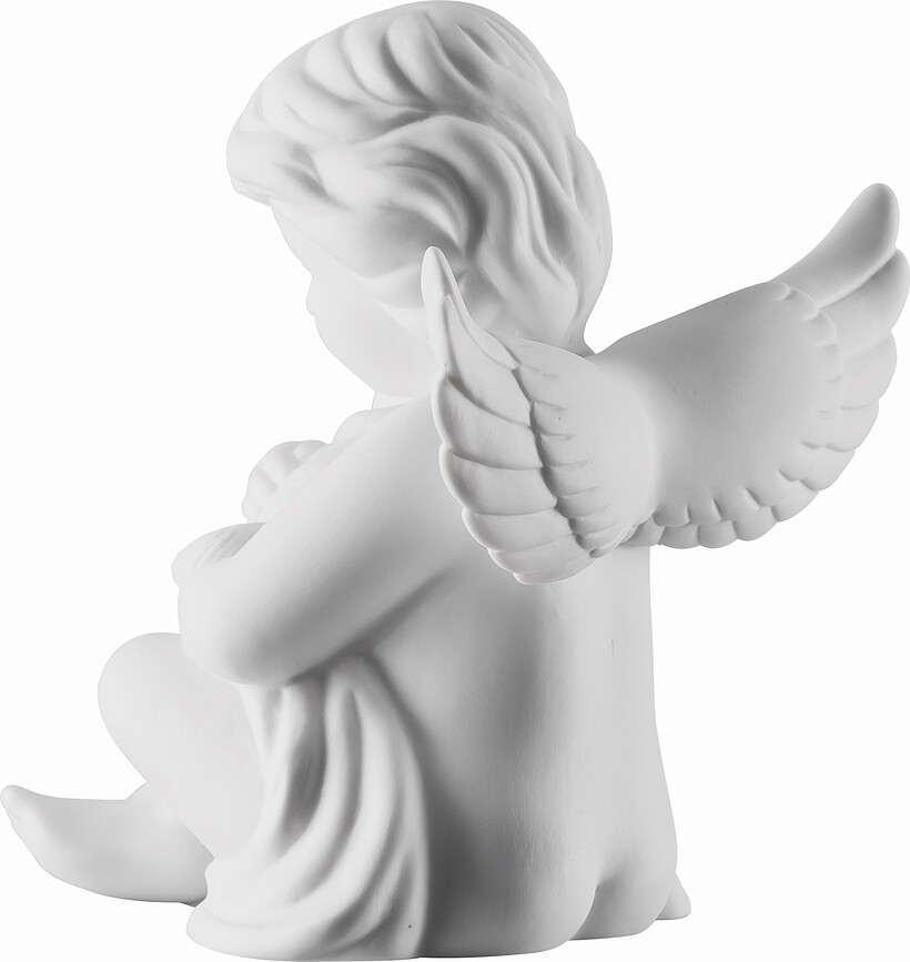 Figura de ángel con gato Classic, pequeña