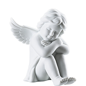 Figurka Classic anioł podparty średni
