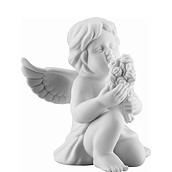 Figurka Classic anioł z kwiatami średni