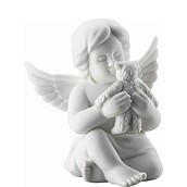 Figurka Classic anioł z misiem średni