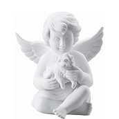 Figurka Classic anioł z psem średni