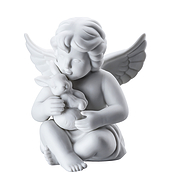 Figurka Classic anioł z zającem średni
