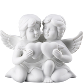 Figurka Classic para aniołów z sercem duża