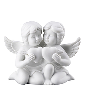 Figurka Classic para aniołów z sercem średnia