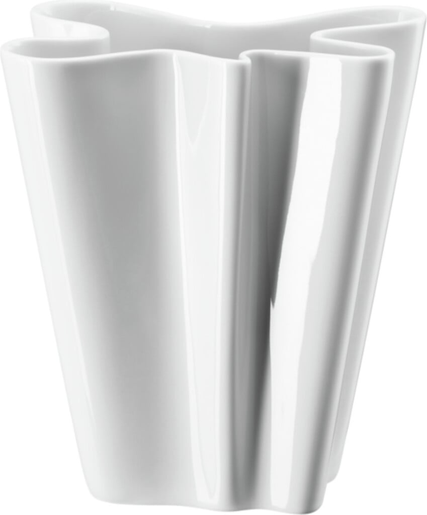 Flux Vase 20 cm weiß