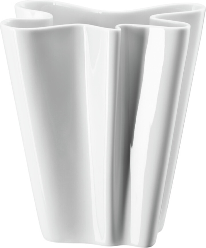 Flux Vase 20 cm weiß