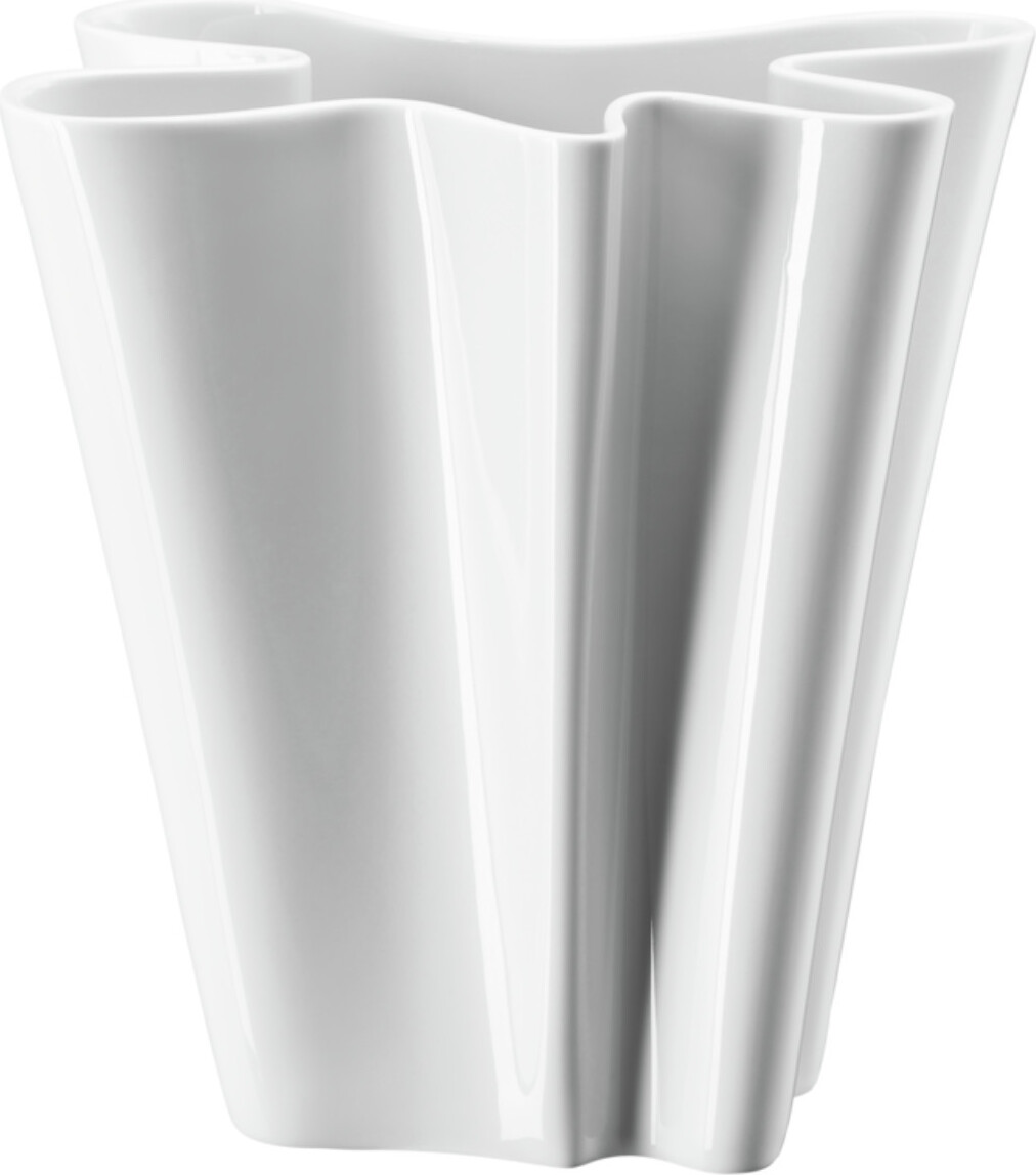 Flux Vase 26 cm weiß