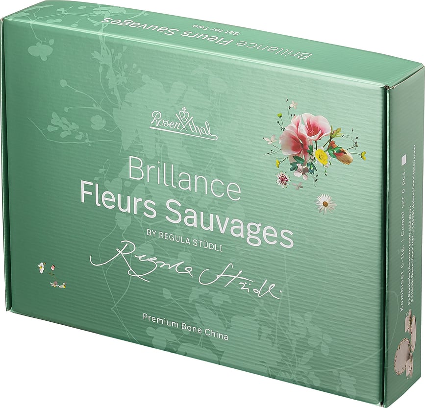 Juego de desayuno Brillance Jardín Secreto, Set de 6 piezas