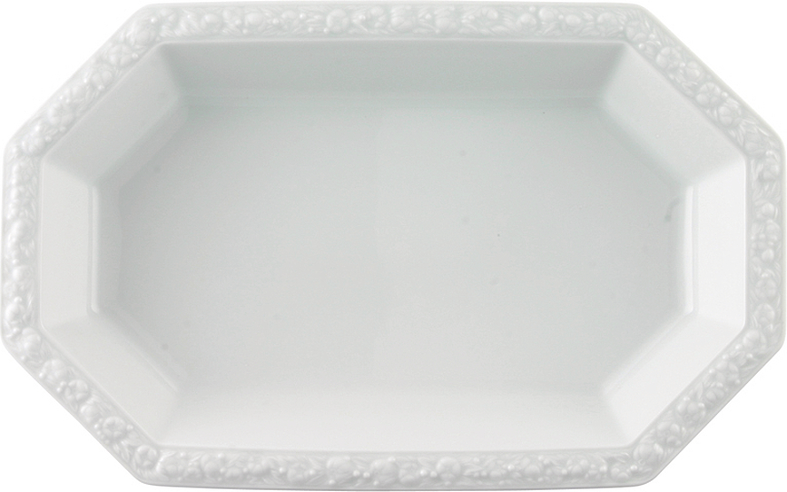 Maria Biała Plat de Service creux, 33 cm, blanc