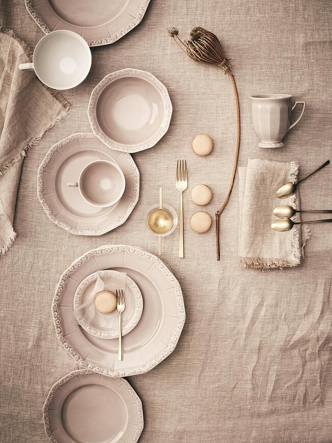 Maria en Vogue Assiette Plate, 27,7 cm, sable