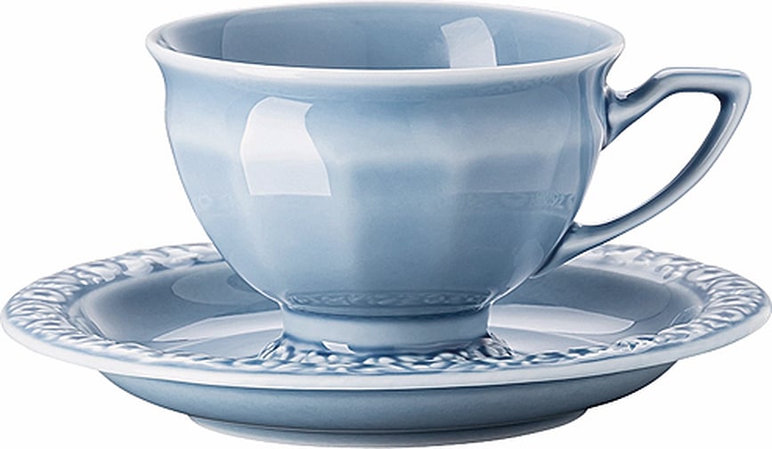 Maria en Vogue Blue Kaffeetasse 180 ml mit Untertasse