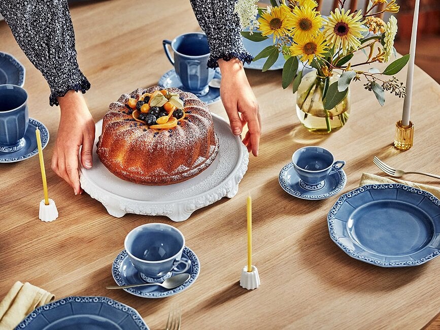 Maria en Vogue Blue Šalica za kavu s tanjurićem 180 ml