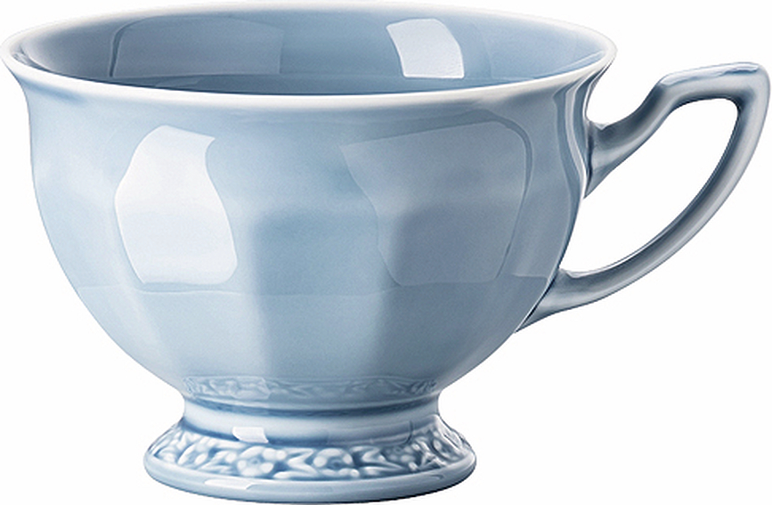 Maria en Vogue Blue Tasse à Café avec soucoupe, 180 ml