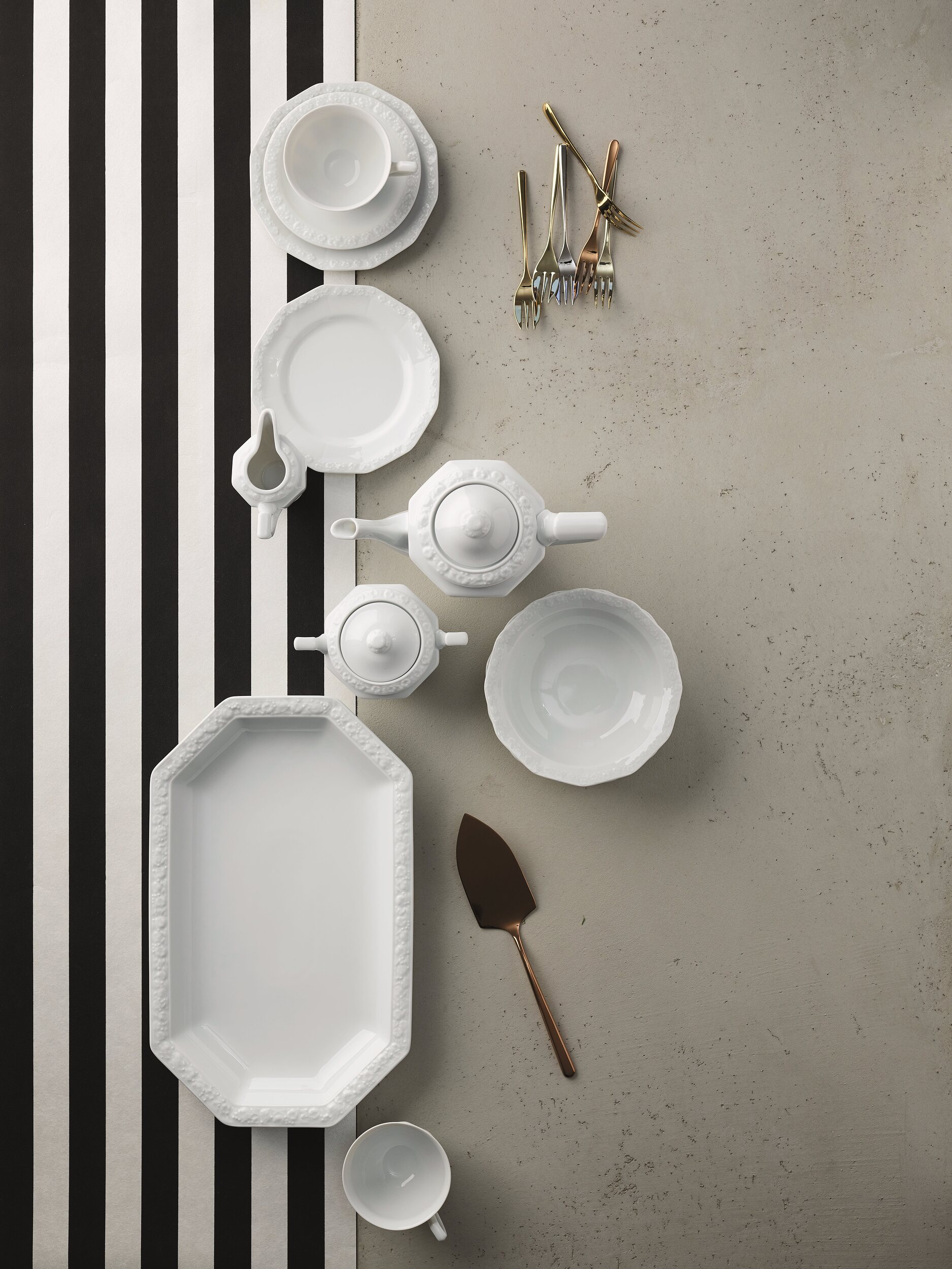 Rosenthal 10430-800001-10219 - Piatto per Colazione Maria, 19 cm, Colore: Bianco Rosenthal 10430-800001-10219 - Piatto per Colazione Maria, 19 cm, Colore: Bianco