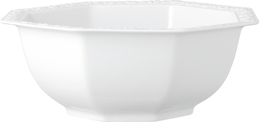 Maria Salatschüssel 2,5 l weiß tief
