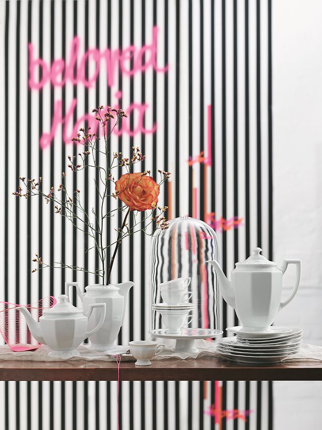 Maria Tasse à Café avec soucoupe, 180 ml, blanche