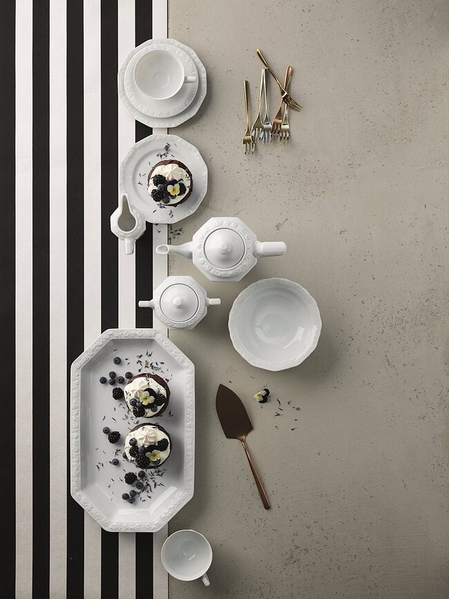 Maria Ζαχαριέρα μεγάλη, λευκή, με λαβές