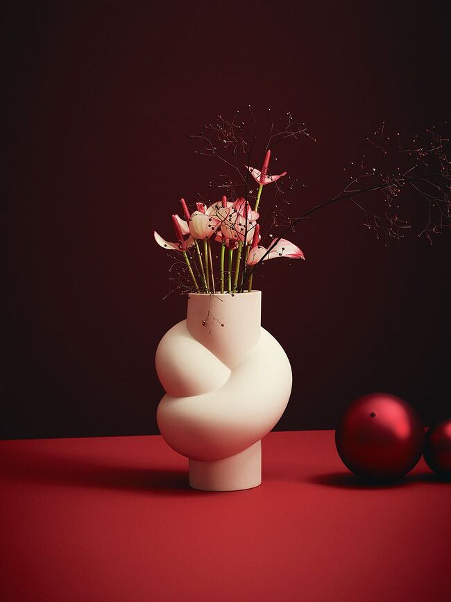 Node Βάζο, 25 cm, λευκό