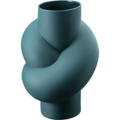 Node Vase 25 cm meerblau