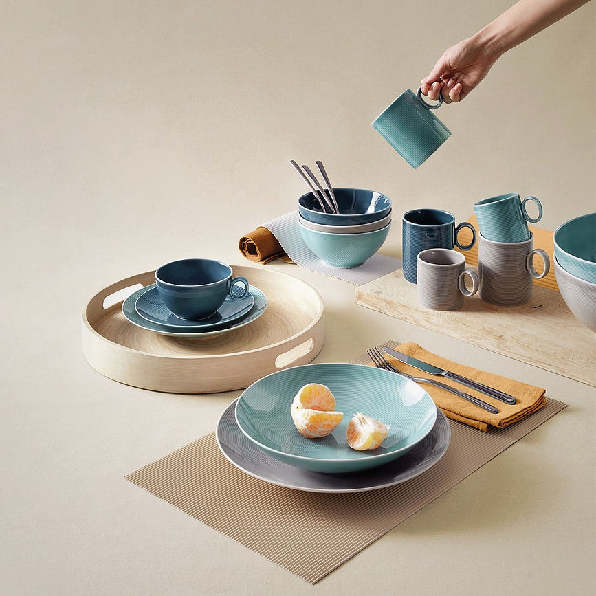 Plato de Desayuno Thomas Loft, 21,8 cm, gris Moon Grey