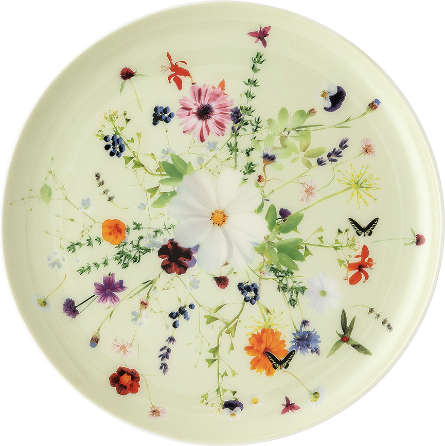 Plato de Postre Brillance Jardín Primaveral, 18 cm