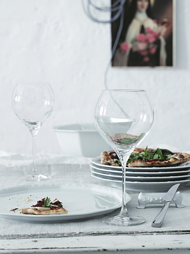 Plato Llano Maria, 27,7 cm, blanco