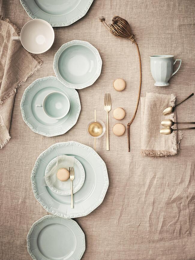 Plato Llano Maria en Vogue, 27,7 cm, menta