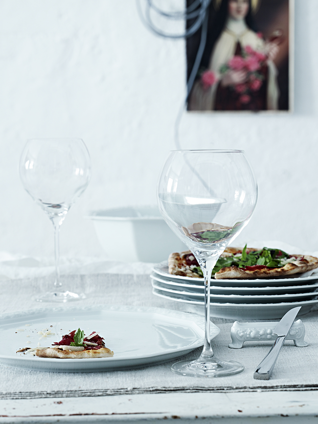 Plato para pizza Maria, 31 cm, blanco