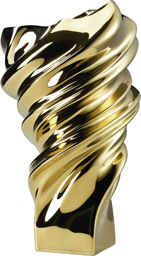 Squall Vase 32 cm goldfarben