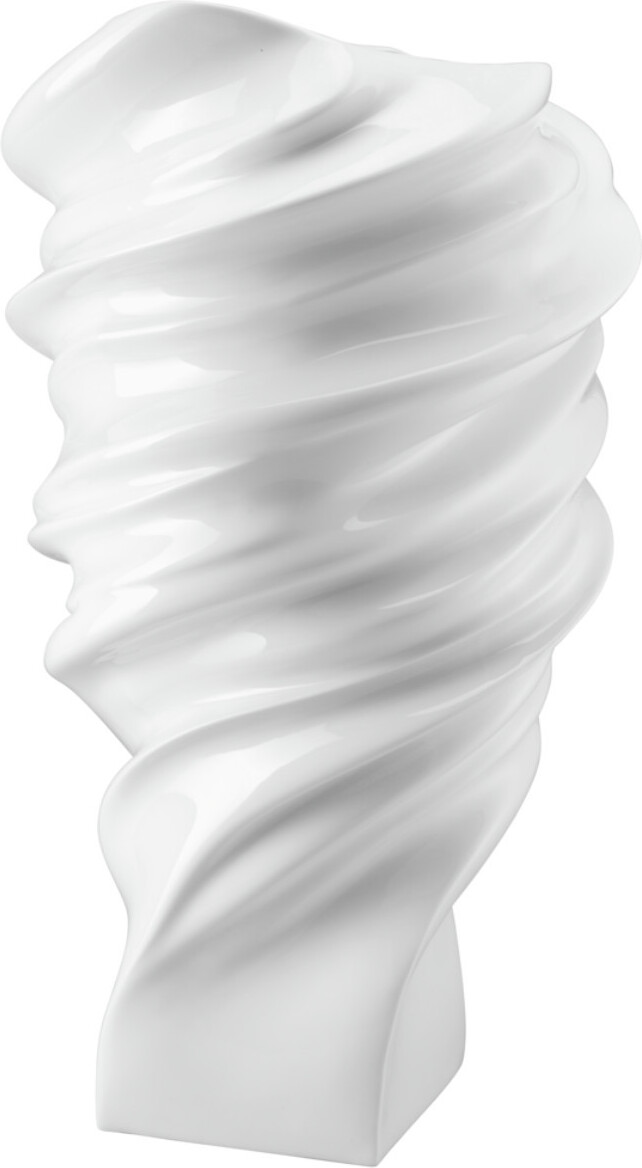 Squall Vase 40 cm weiß