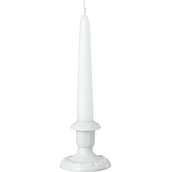 Świecznik na klasyczną świecę Maria Biała 5,8 cm