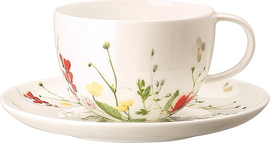 Taza Brillance Jardín Misterioso, 300 ml, con plato
