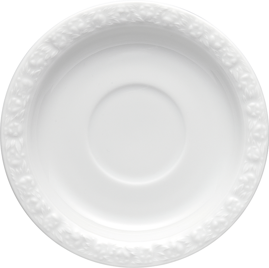 Taza de café Maria, 180 ml, blanca, con platillo