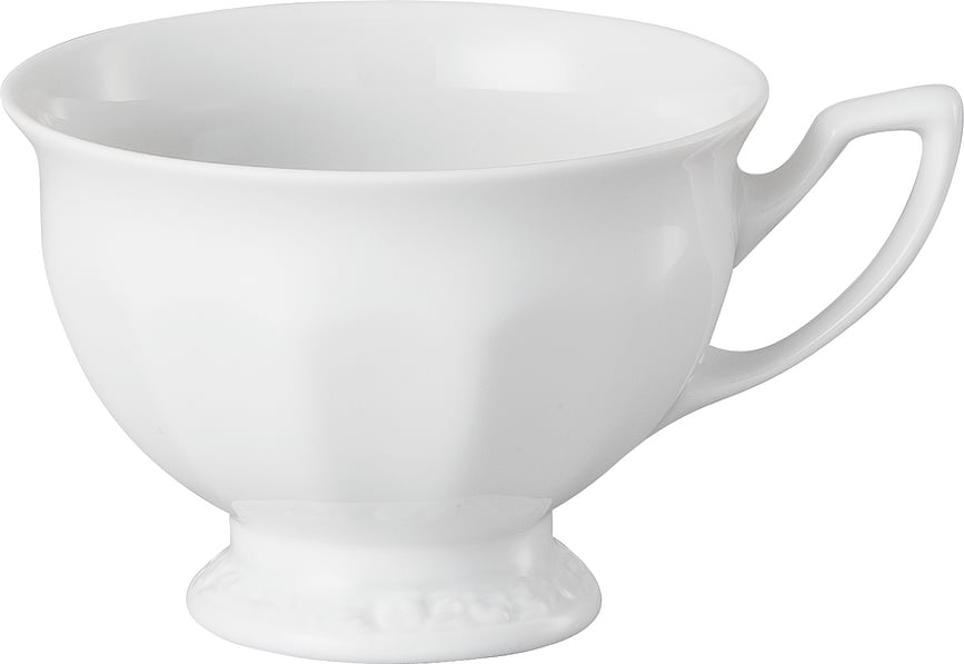 Taza de café Maria, 180 ml, blanca, con platillo