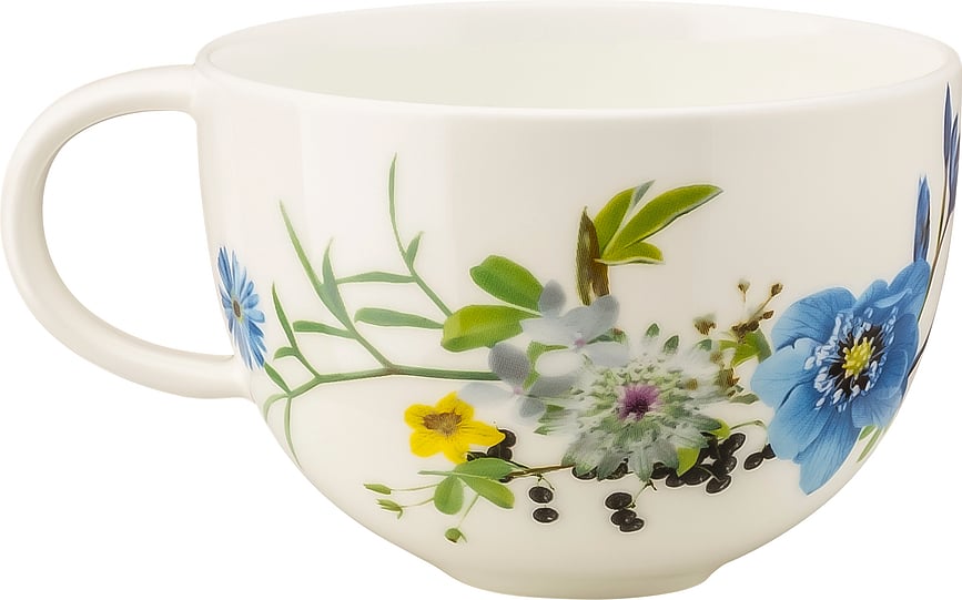 Taza de Té Brillance Jardín Alpino, 300 ml, con platillo