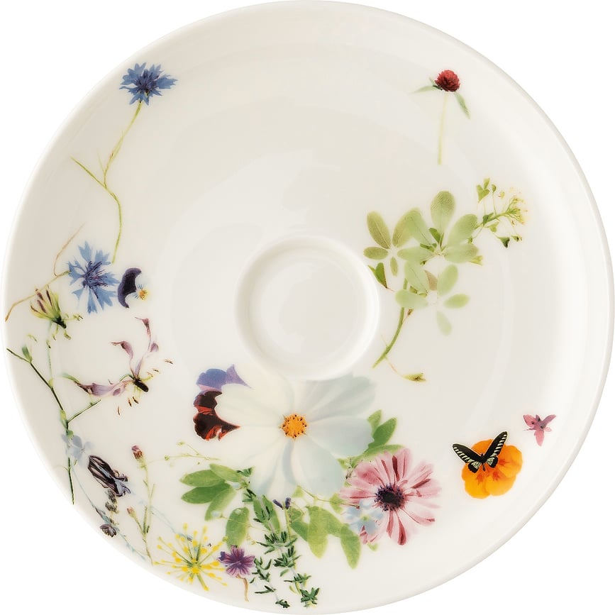 Taza de té Brillance Jardín Primaveral, 300 ml, con platillo