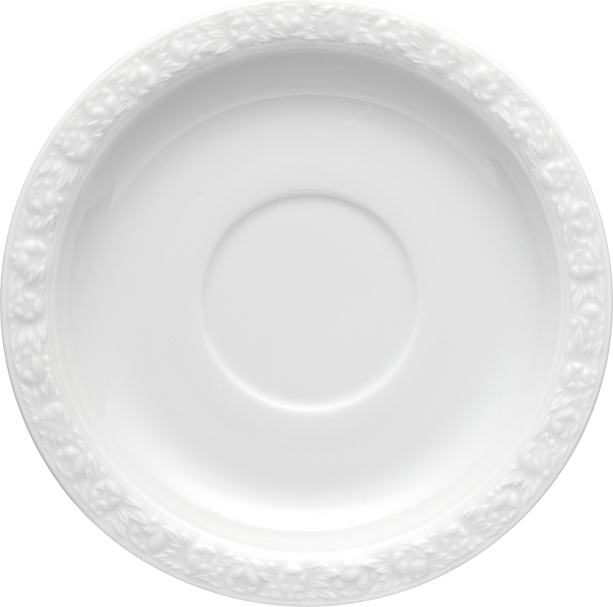 Taza de té Maria, 200 ml, blanca, con platillo