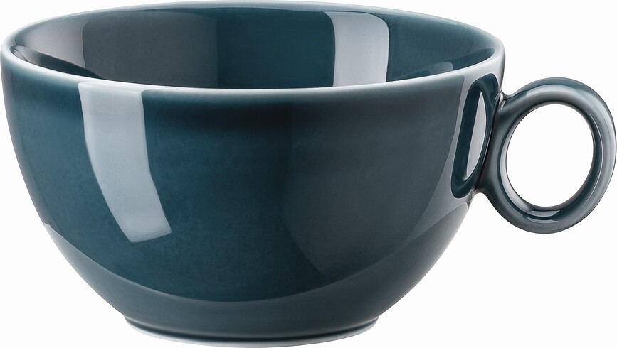 Taza de Té Thomas Loft, 340 ml, azul noche, con platillo