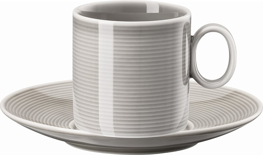 Thomas Loft Moon Grey Kaffeetasse 210 ml mit Untertasse