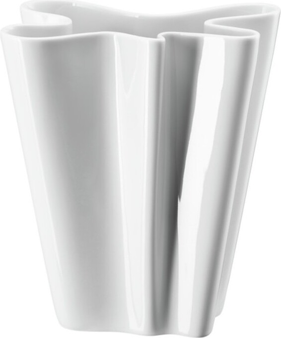 Váza Flux 14 cm biela