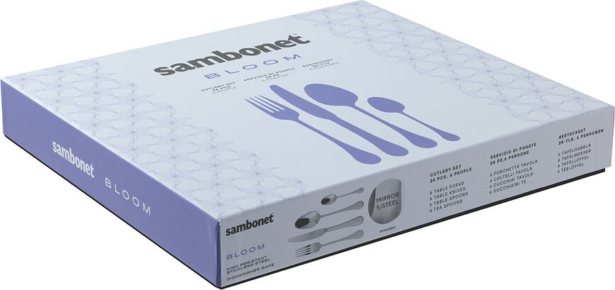 Bloom Set jedilnega pribora, 24 kosov