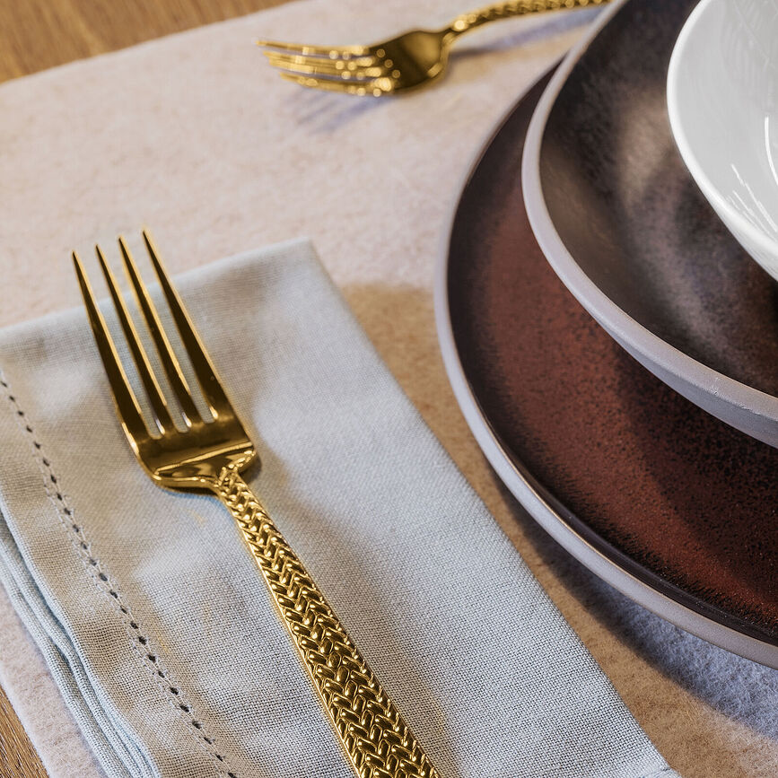 Cortina Cuillères à Espresso, dorées, Lot de 6