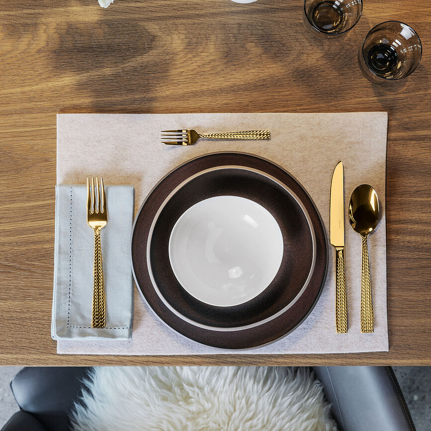 Cortina Σετ Μαχαιροπίρουνα, χρυσά, 30 τεμαχίων