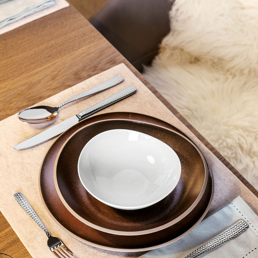 Cucharillas para espresso Cortina, doradas, Set de 6 piezas