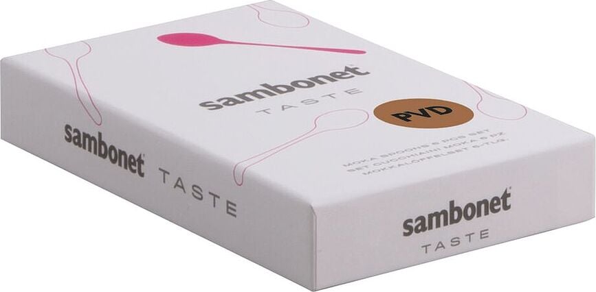 Cucharillas para espresso Taste, doradas, 6 unidades