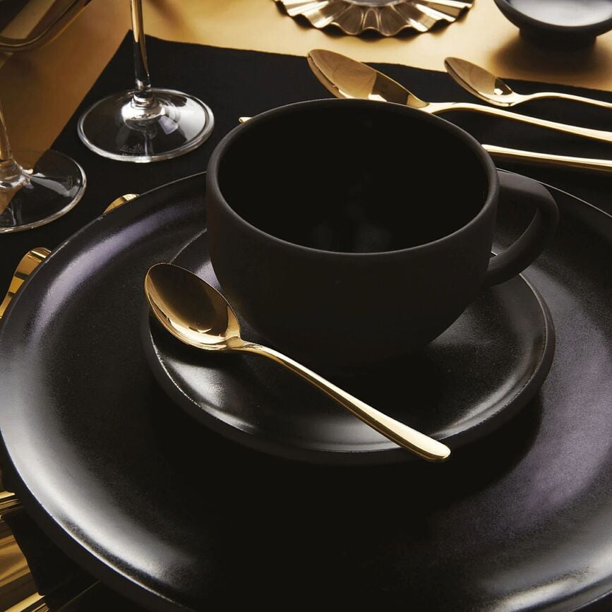 Cucharillas para espresso Taste, doradas, 6 unidades