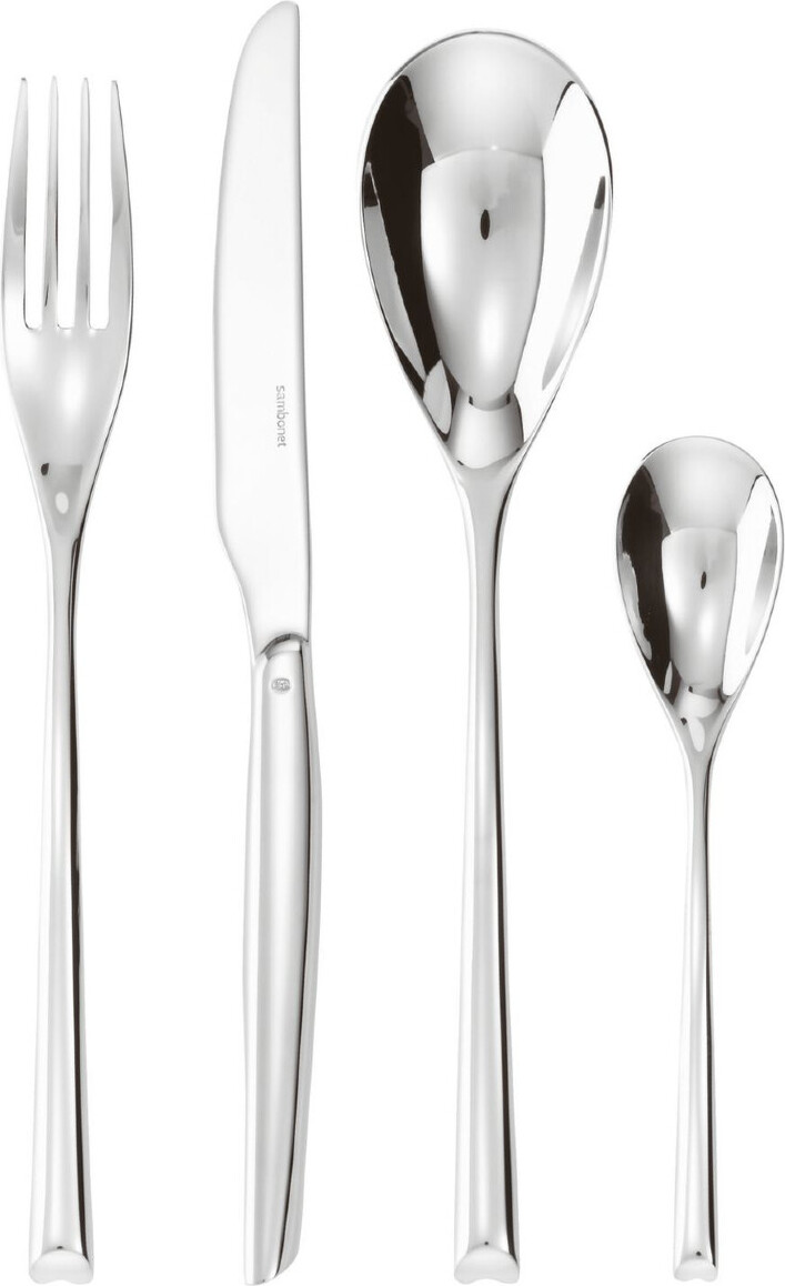 H Art Besteck-Set polierter Stahl 24 El.