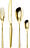 H Art Bestickset, guld, 24 delar