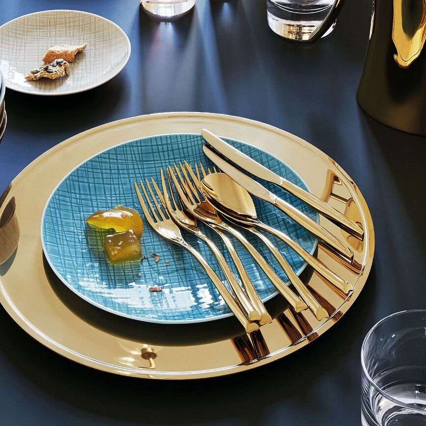 Juego de Cubiertos de acero pulido H Art, Set de 24 piezas