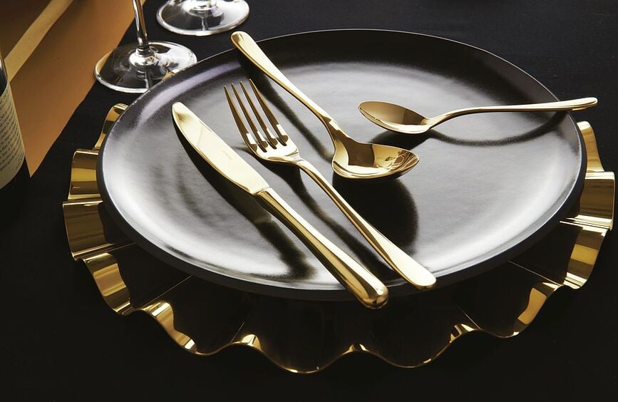 Juego de Cubiertos de acero pulido Taste, Set de 24 piezas